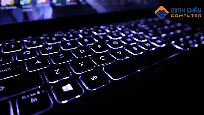 Đèn bàn phím là dải đèn LED ngay dưới phím của laptop