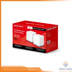 Hệ Thống Wi-Fi Mercusys Mesh Cho Gia Đình Halo S12 (2-pack)2 Pack, Dual Band AC1200, 2 x LAN on each Un