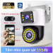 Camera Yoosee IS42 02 cam kép Wi-Fi PTZ 355° 5MP + thẻ nhớ 64Gb - Ngoài trời