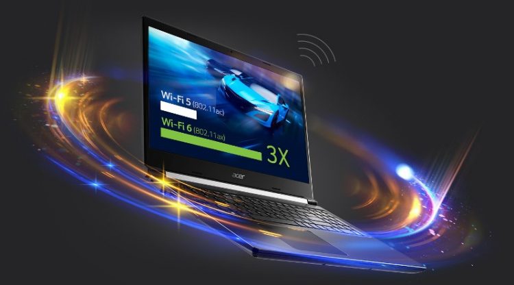 Laptop Acer Gaming Aspire đa dạng cổng kết nối 