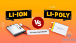 Sự khác biệt giữa pin lithium-ion và lithium-polymer?