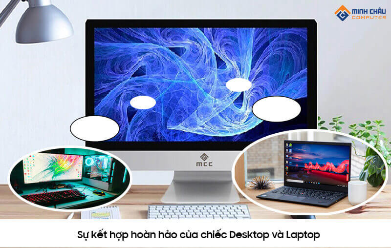 máy tính All In One sự kết hợp giữa Desktop và Laptop