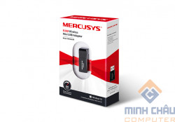USB thu Wireless Mercusys N300 MW300UM USB chuẩn N 300Mbps (Đen)