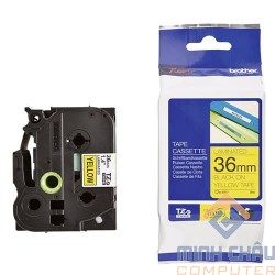 Băng giấy in nhãn Brother Yellow Label Tape Brother TZe-661 P-Touch 36mmx8m