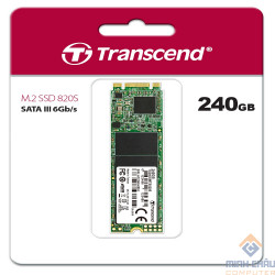 Ổ cứng SSD Transcend 820S 240G M.2 Sata (Đọc 500MB/s, Ghi 430MB/s) - (TS240GMTS820S)