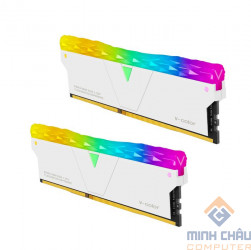Ram VCOLOR DDR4 8GB 3200MHz Prism Pro RGB U-DIMM 1.35V(White H/S) CL 16-20-20-38