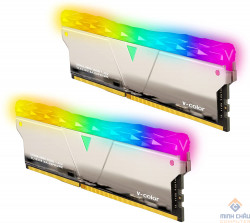 Ram VCOLOR DDR4 16GB 3200MHz Prism Pro RGB U-DIMM 1.35V(Silver H/S) CL 16-20-20-38