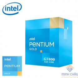 CPU Intel  Pentium Gold G7400 (3.7GHz, 2 nhân 4 luồng, 6MB Cache, 46W) - Socket Intel LGA 1700)