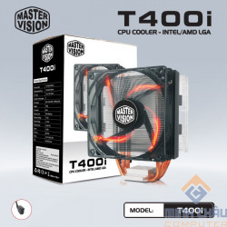 FAN CPU Master Vision T400i RED - Hỗ trợ Socket LGA 1700