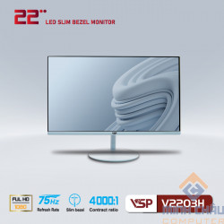 Màn hình VSP V2203H 22inch (21,5" VA FHD 75Hz, HDMI+VGA+Audio 3.5)