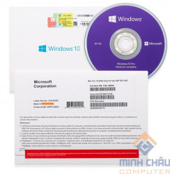 Phần mềm Microsoft Windows Pro 10 64Bit Eng Intl OEI DVD FQC-08929