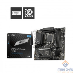 Mainboard MSI PRO B760M-A WIFI DDR5 (Intel B760, LGA1700, mATX, 4 khe RAM DRR5)