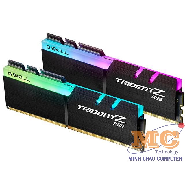 Bộ nhớ trong RAM G.Skill TRIDENT Z RGB - 16GB (16GBx1) DDR4 3000GHz - F4-3000C16D-16GTZR